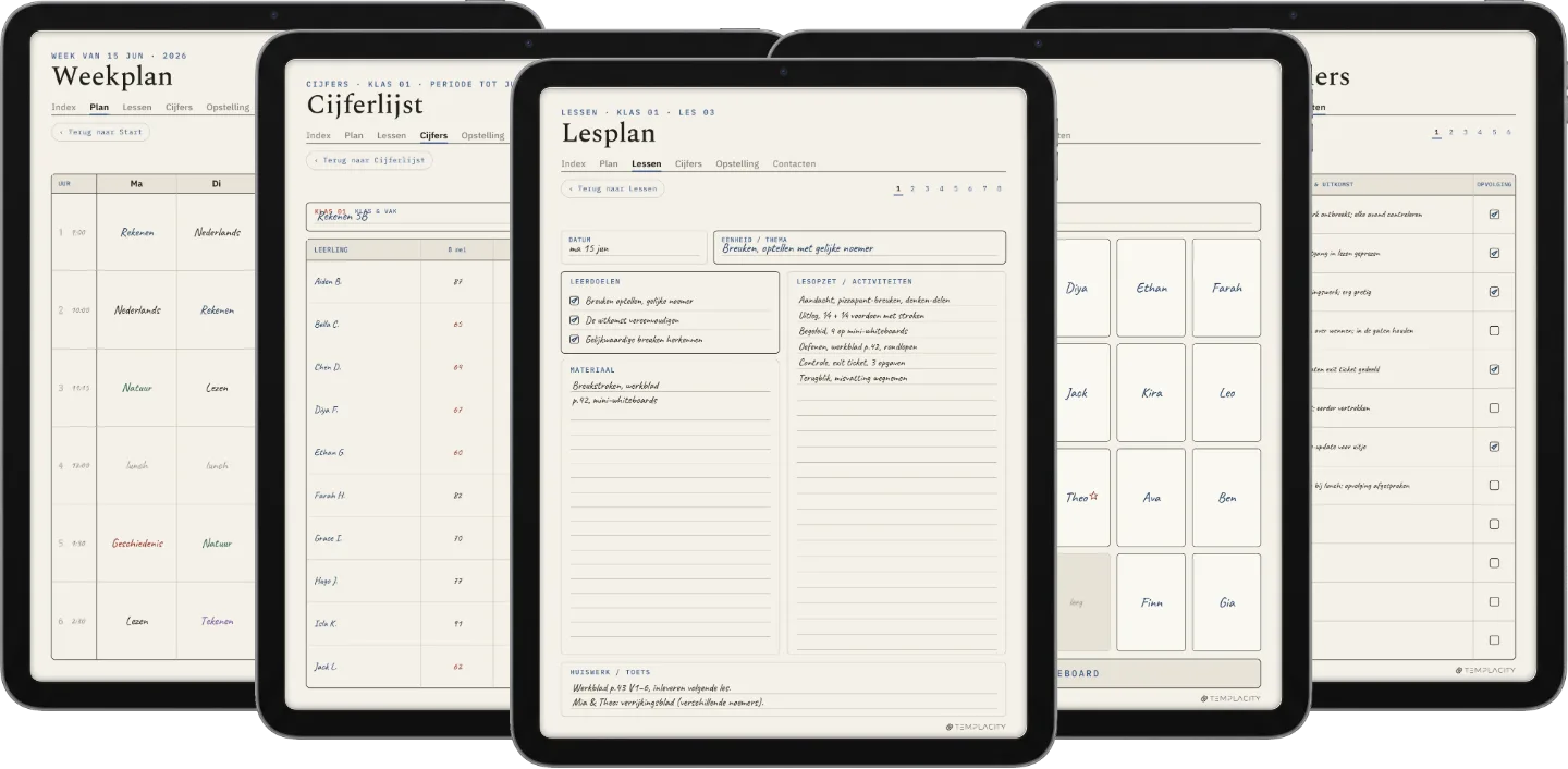 Digitale lerarenplanner