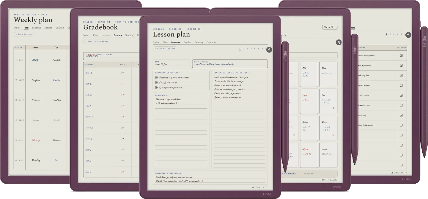 Digital Teacher Planner