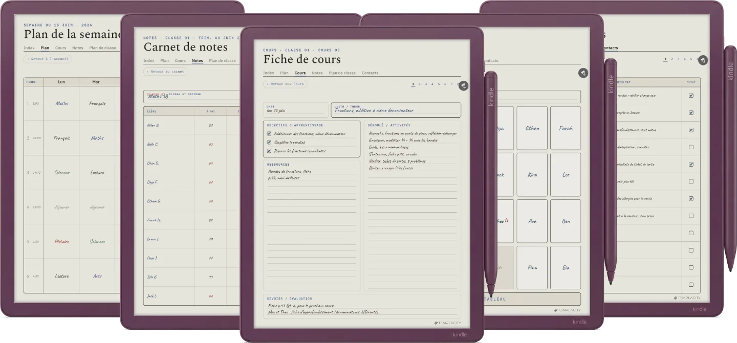 The Planner · Enseignant