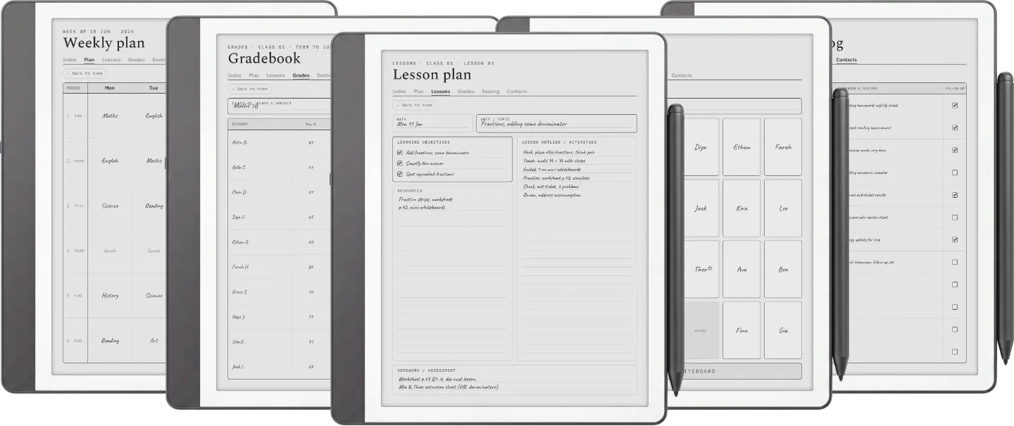 Digital Teacher Planner