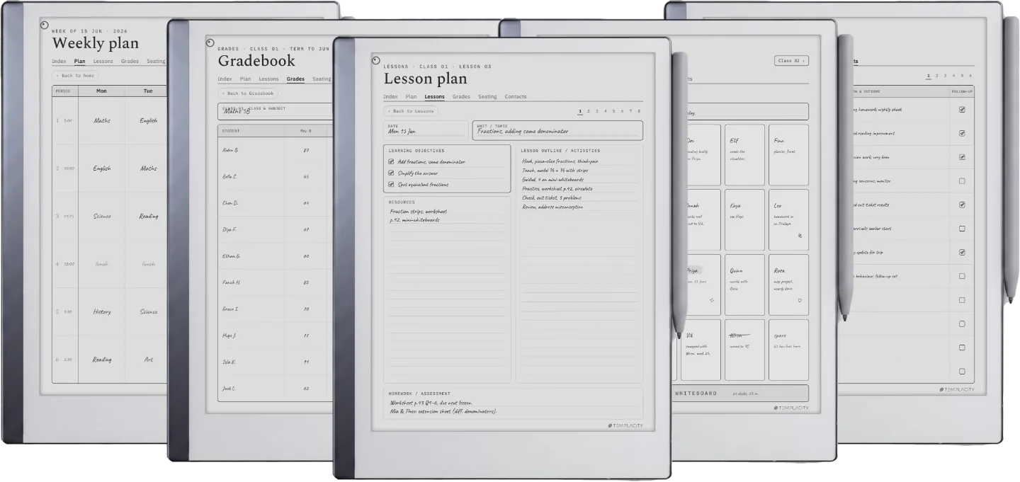 The Planner · Teacher