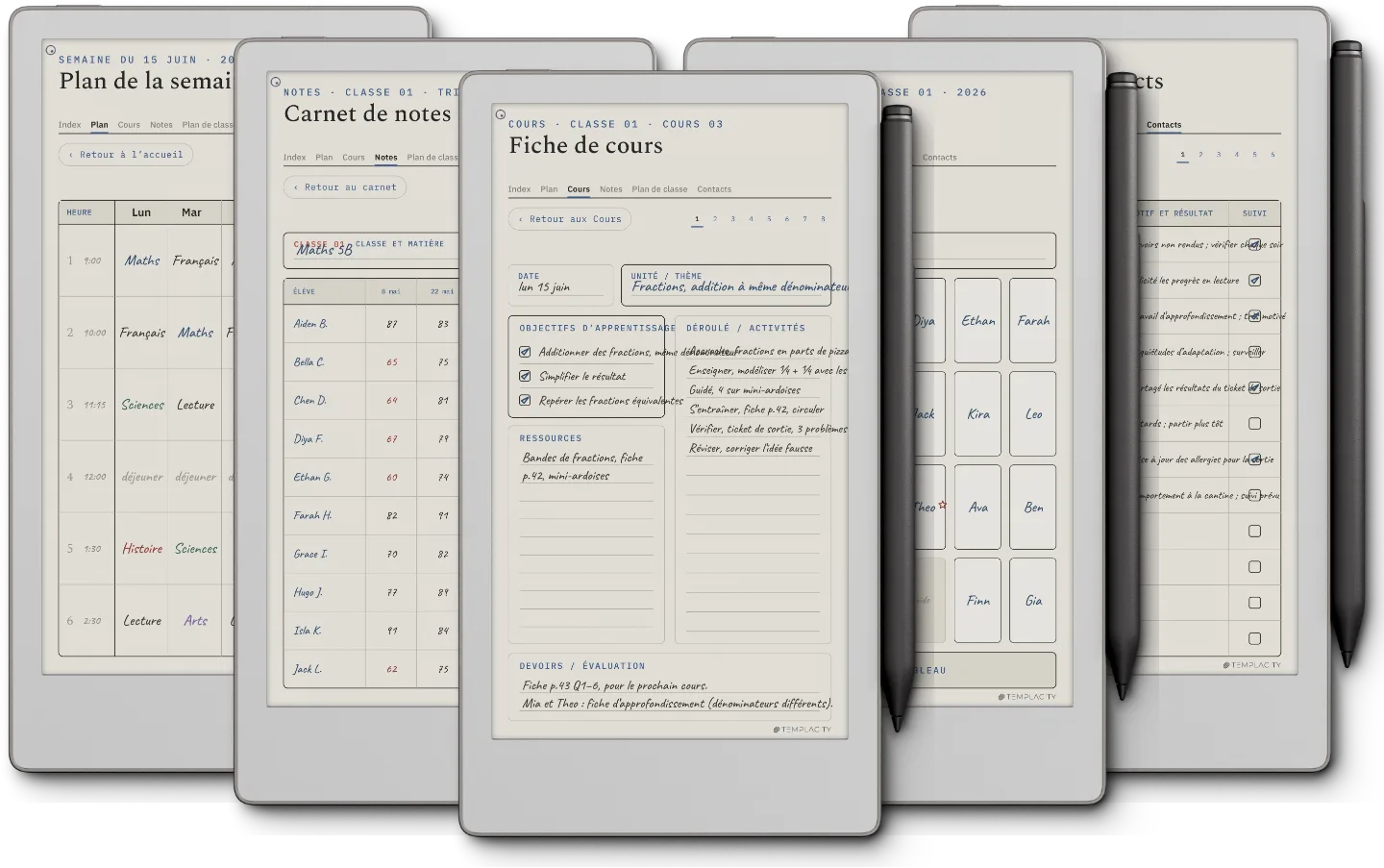 The Planner · Enseignant