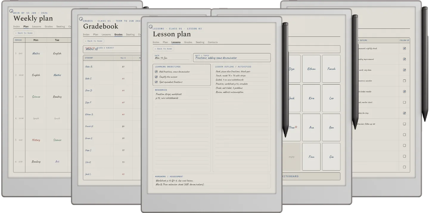 Digital Teacher Planner