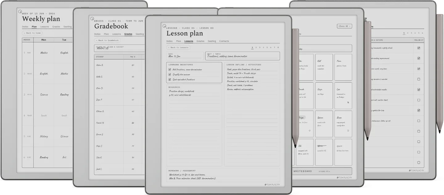 The Planner · Teacher