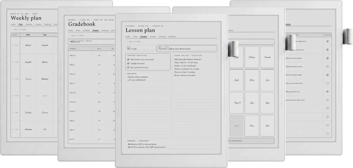 Digital Teacher Planner