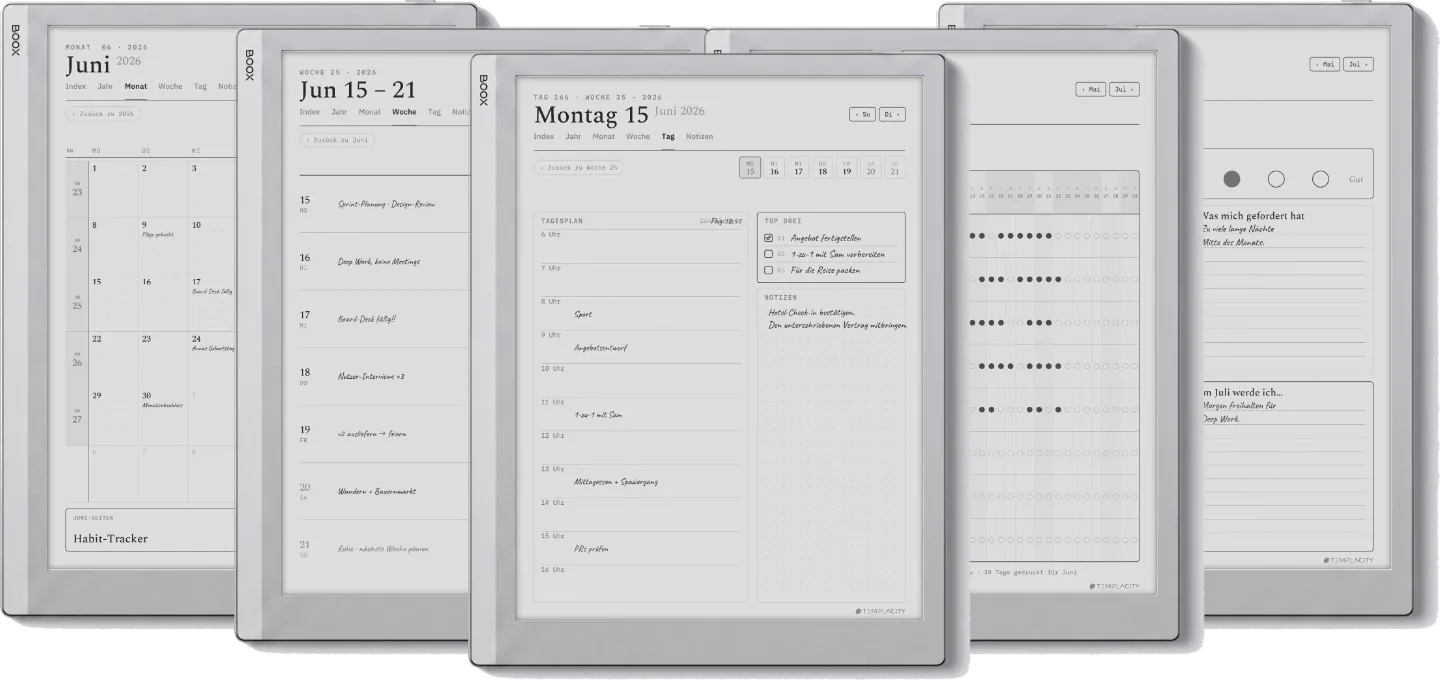 The Planner für Boox