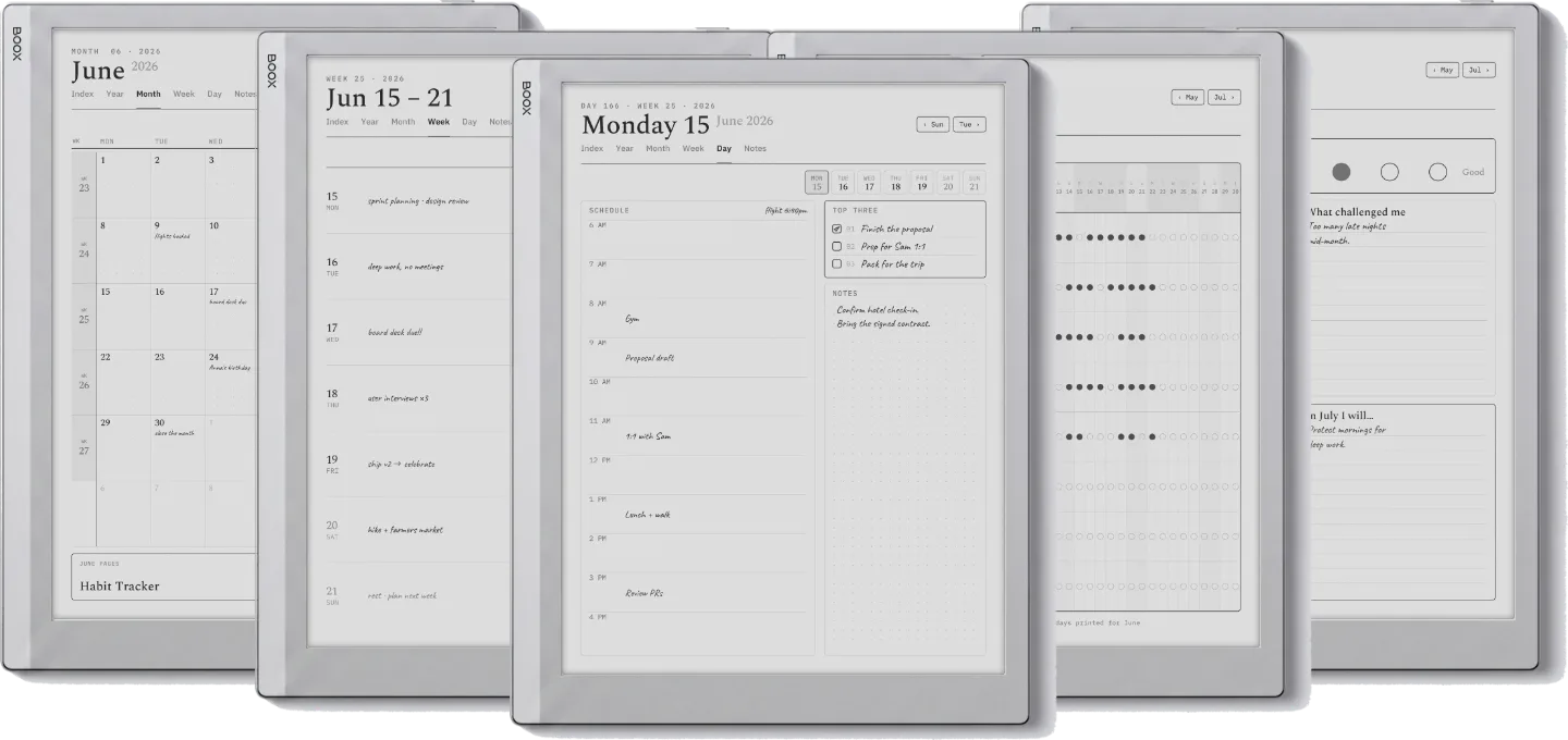 The Planner for Boox