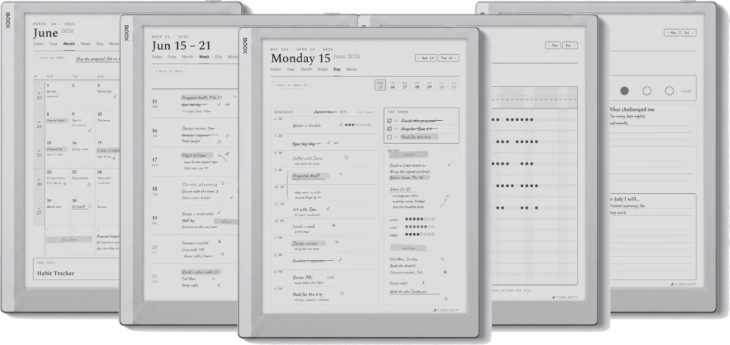 The Planner for Boox