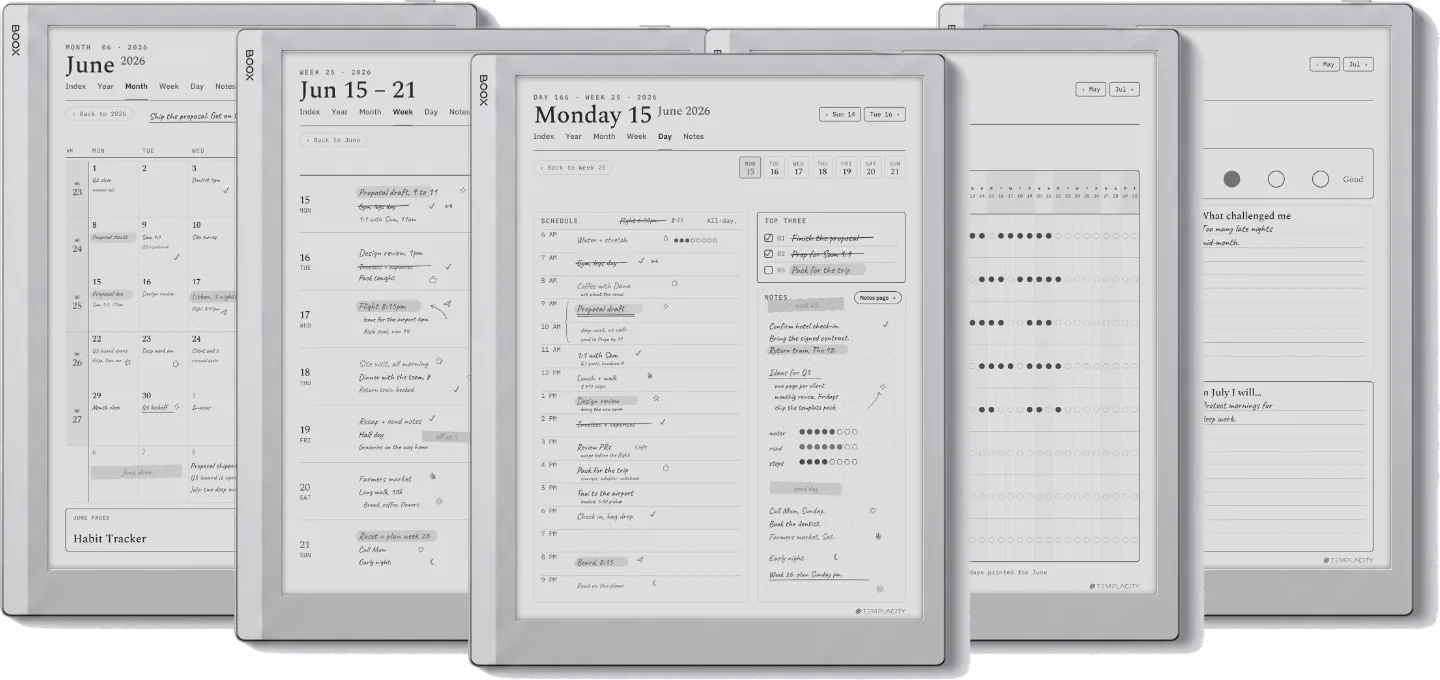 The Planner for Boox