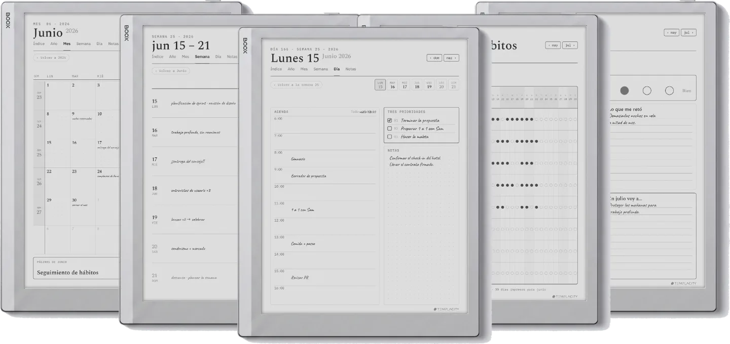 El Planner para Boox