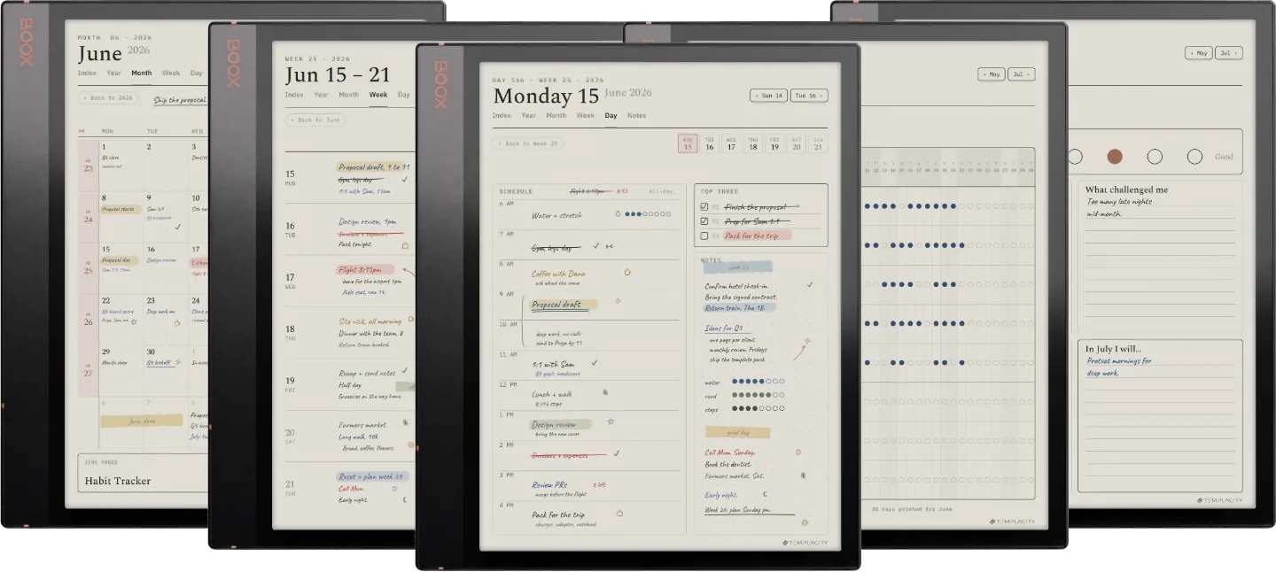 The Planner for Boox