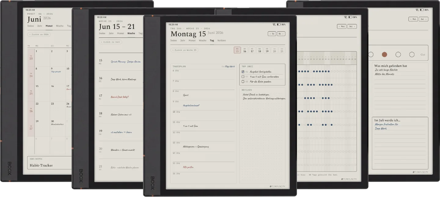 The Planner für Boox