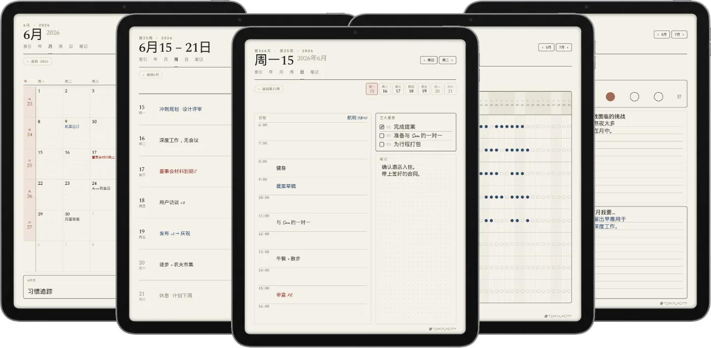 Goodnotes 规划本