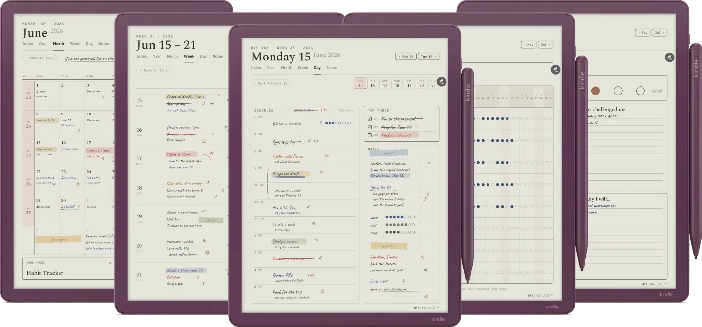 The Planner for Kindle Scribe