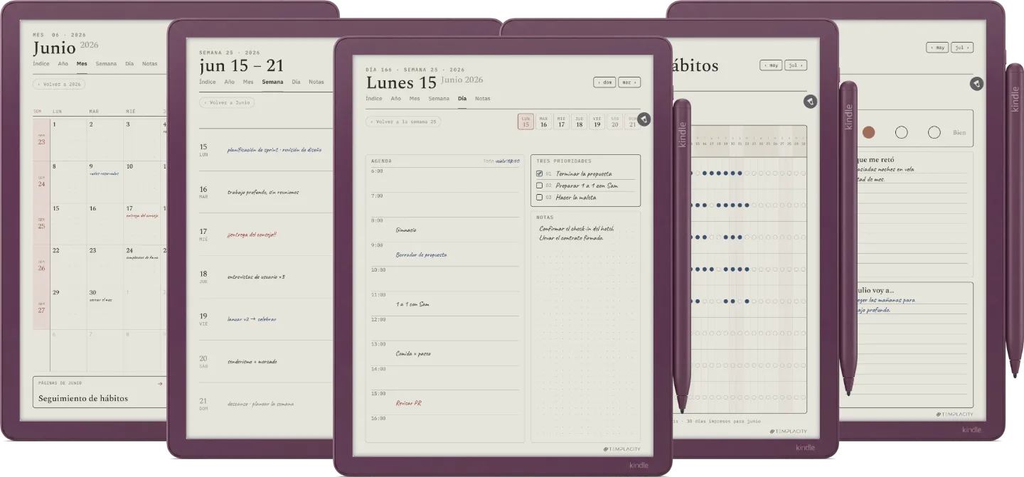 El Planner para Kindle Scribe