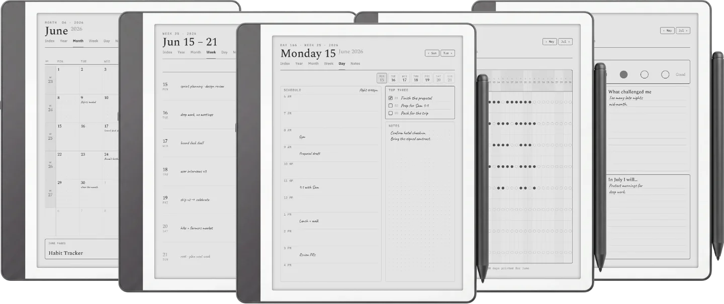 The Planner for Kindle Scribe