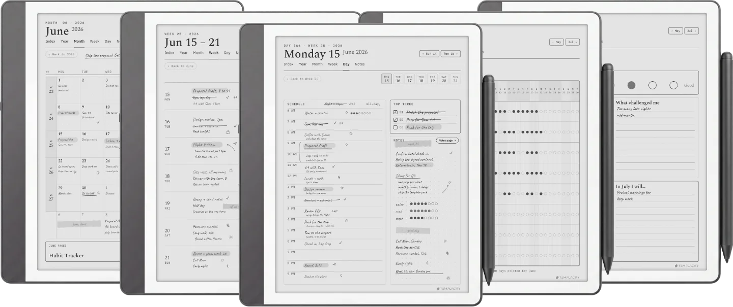 The Planner for Kindle Scribe