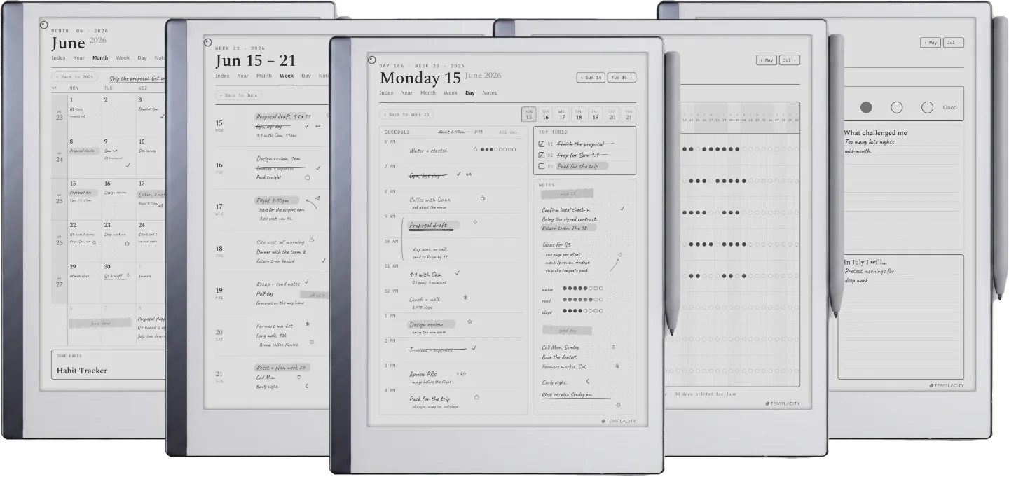 The Planner for reMarkable