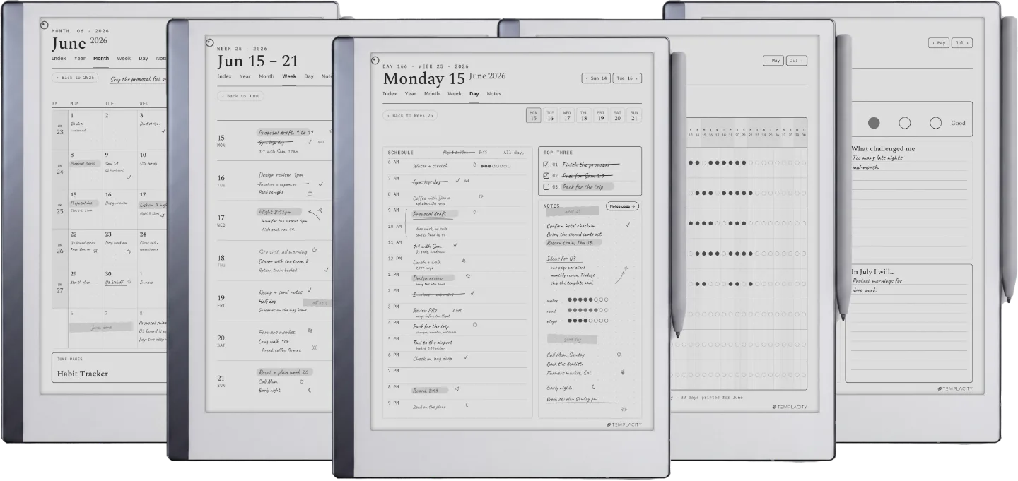 The Planner for reMarkable