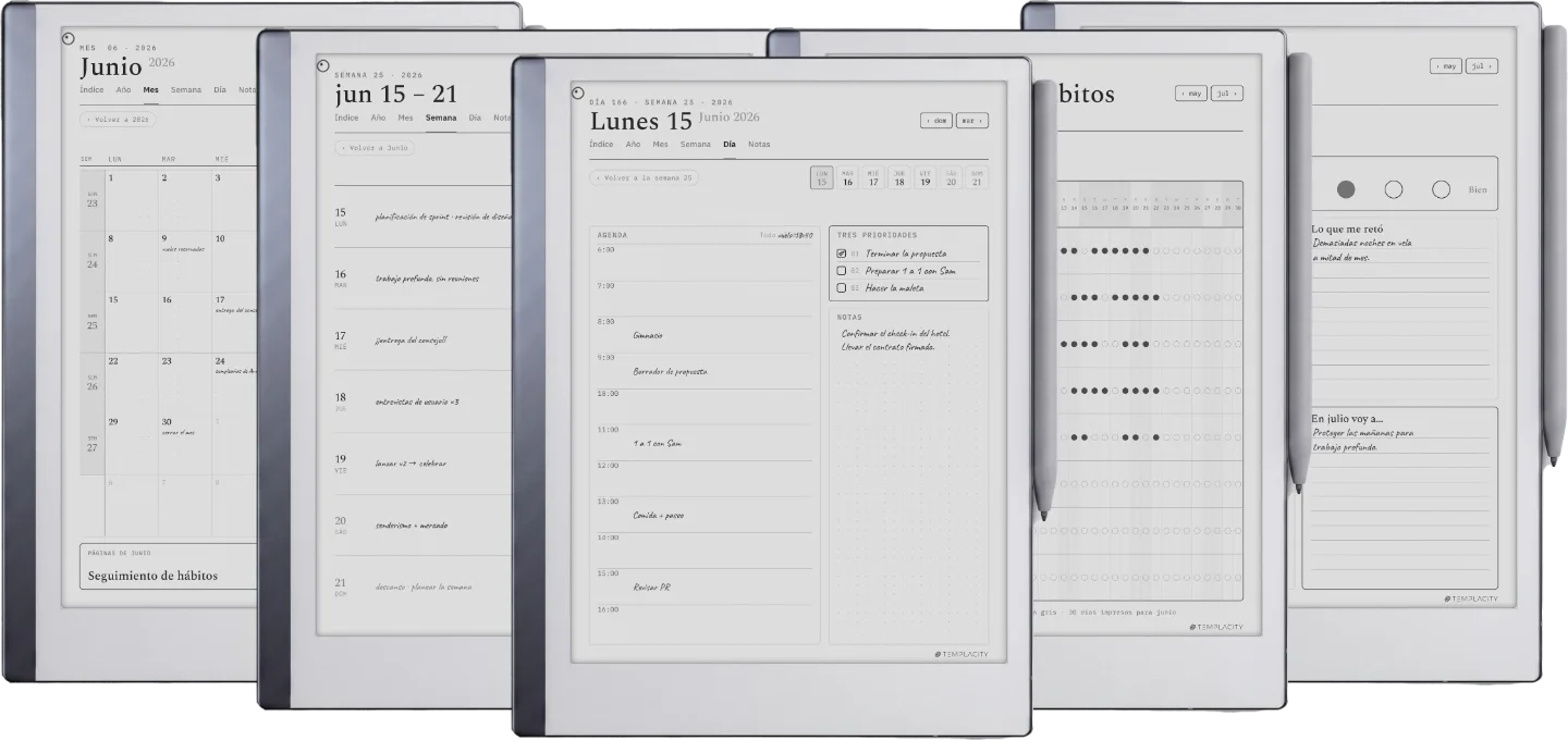 The Planner para reMarkable