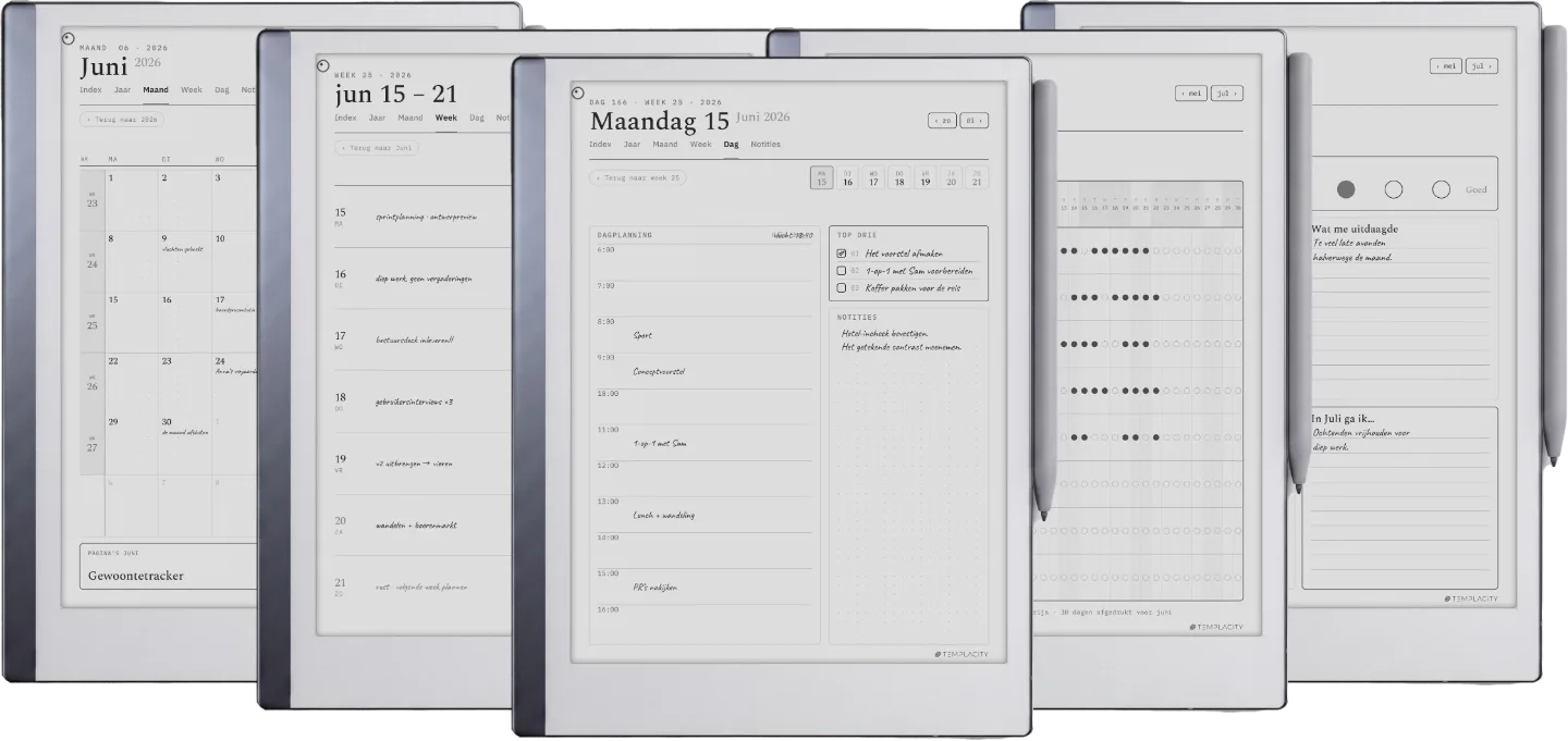 The Planner for reMarkable