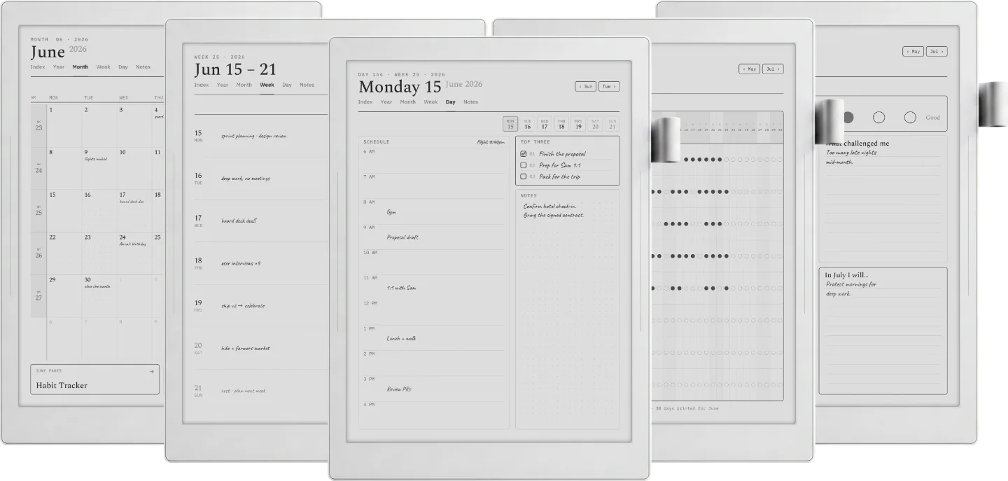 Supernote Digital Planner