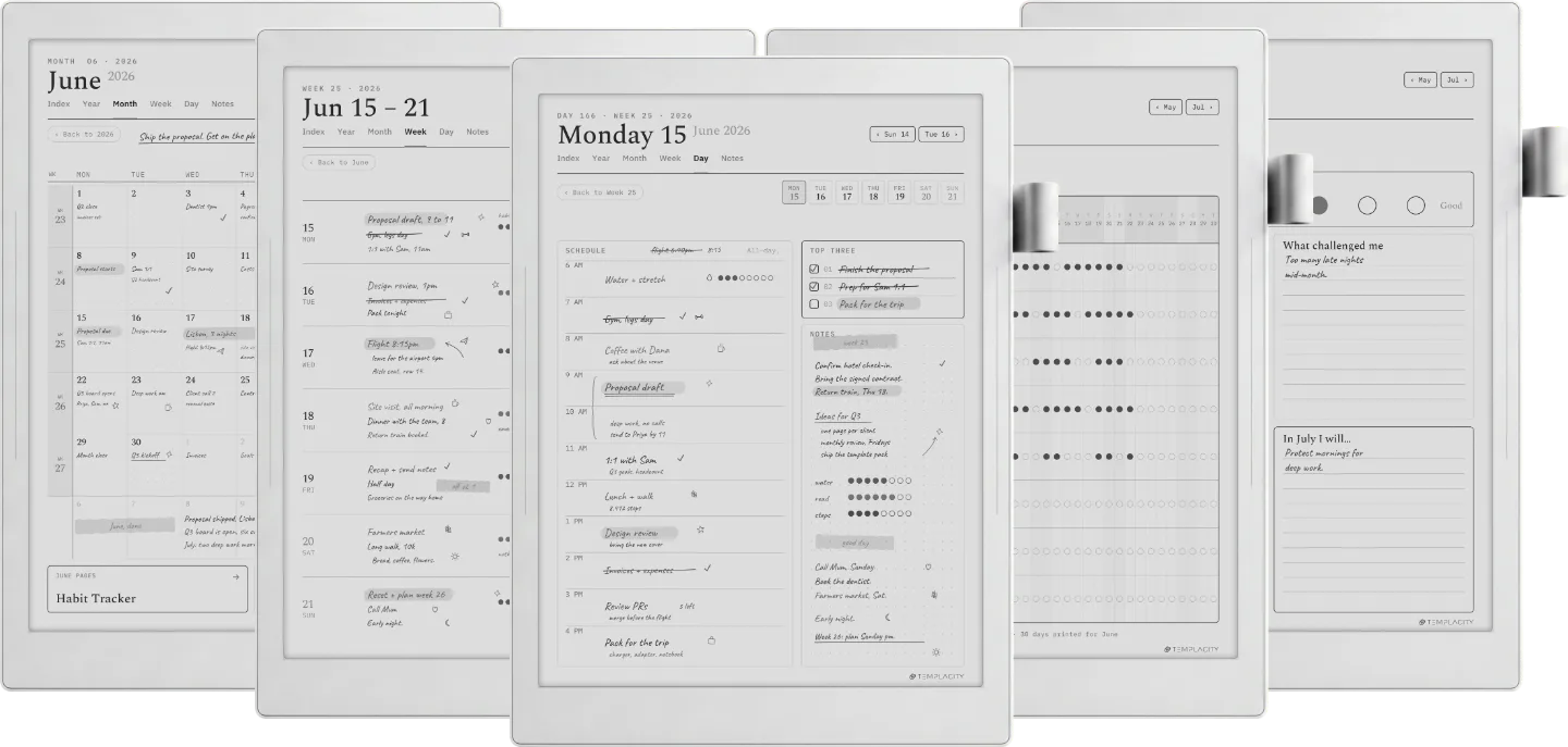 Supernote Digital Planner