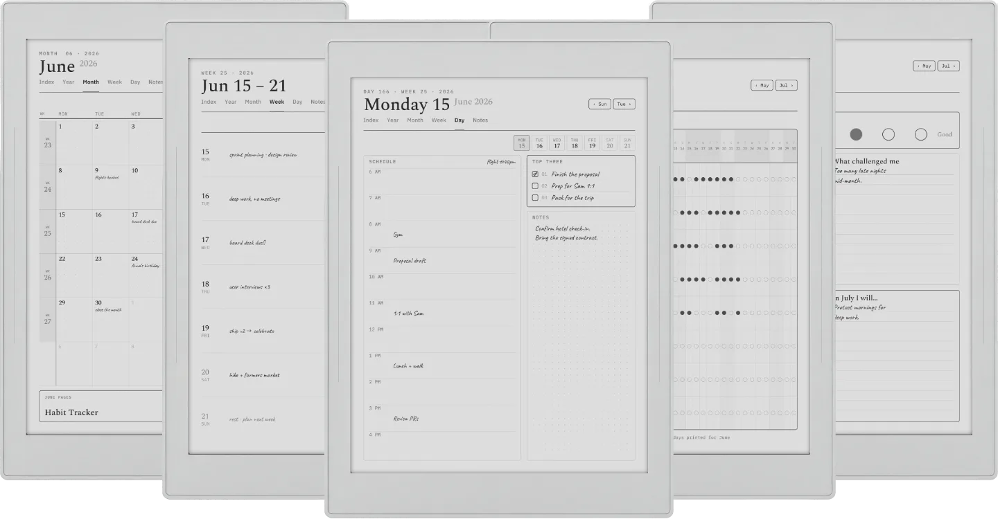 Supernote Digital Planner