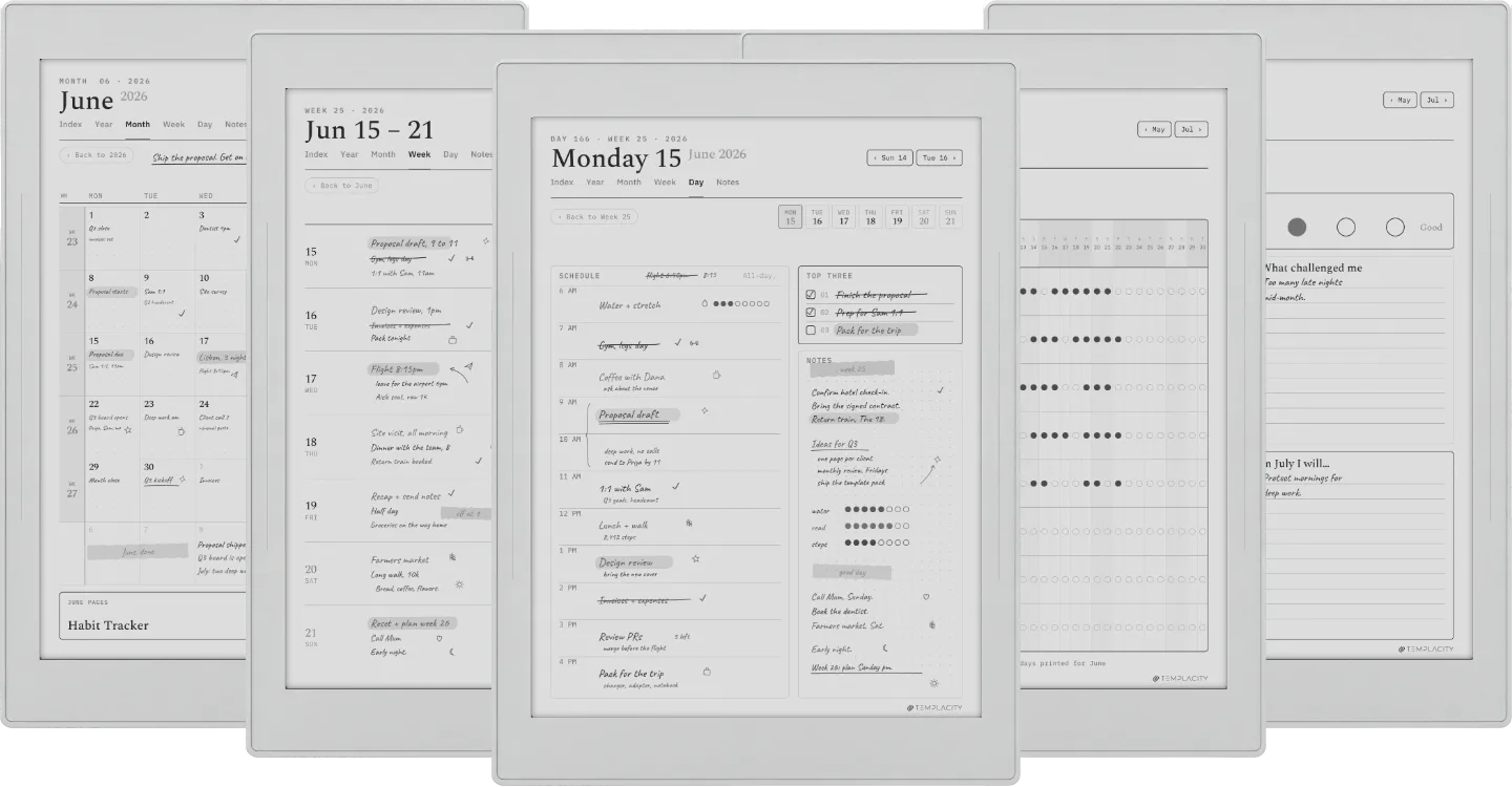 Supernote Digital Planner