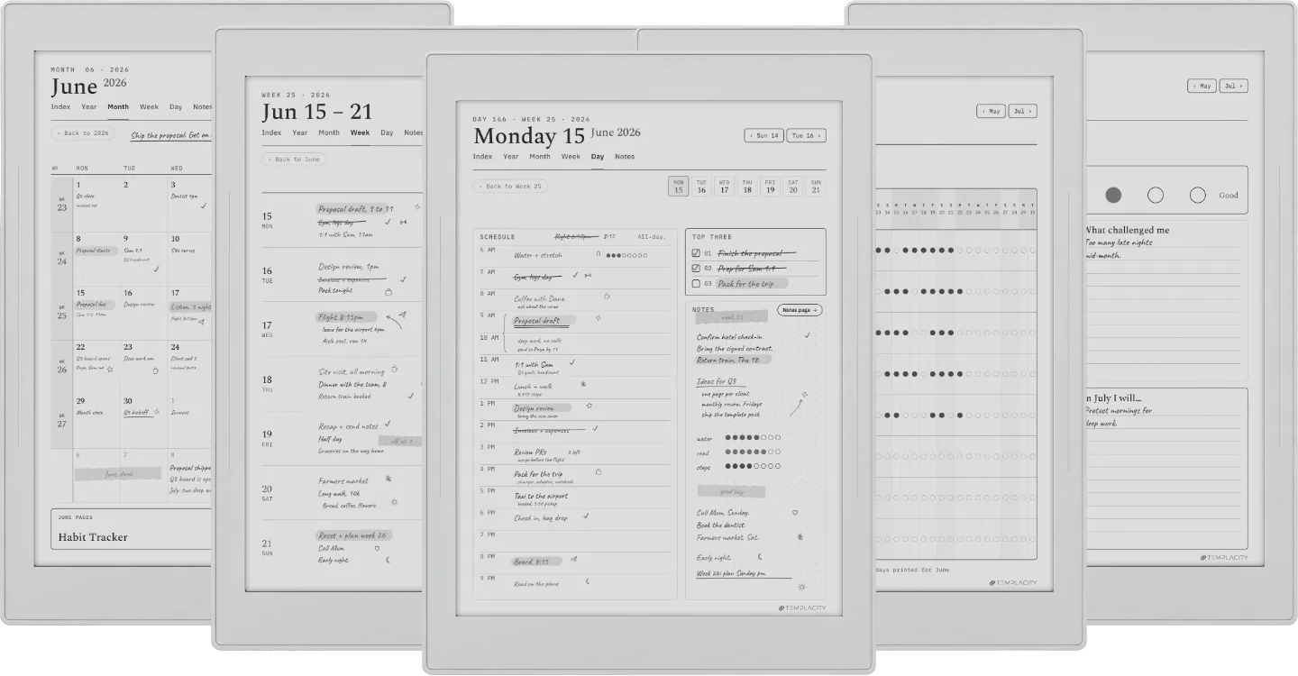Supernote Digital Planner