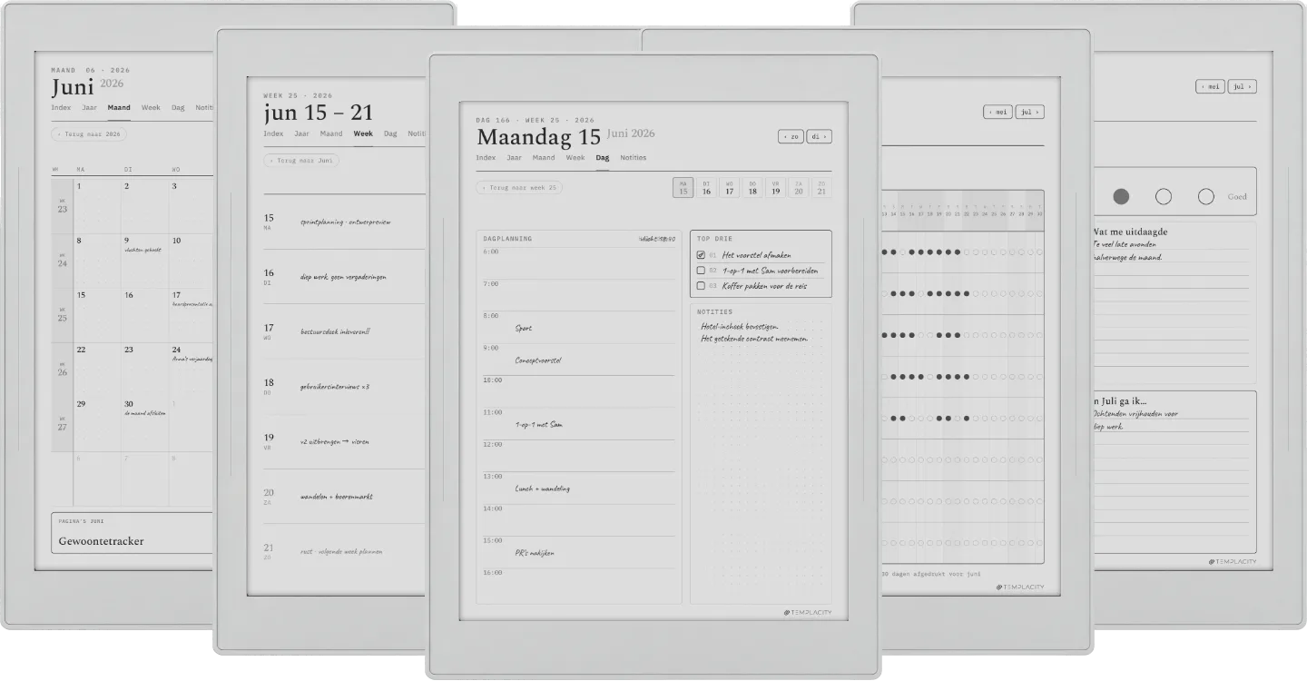 The Planner for Supernote