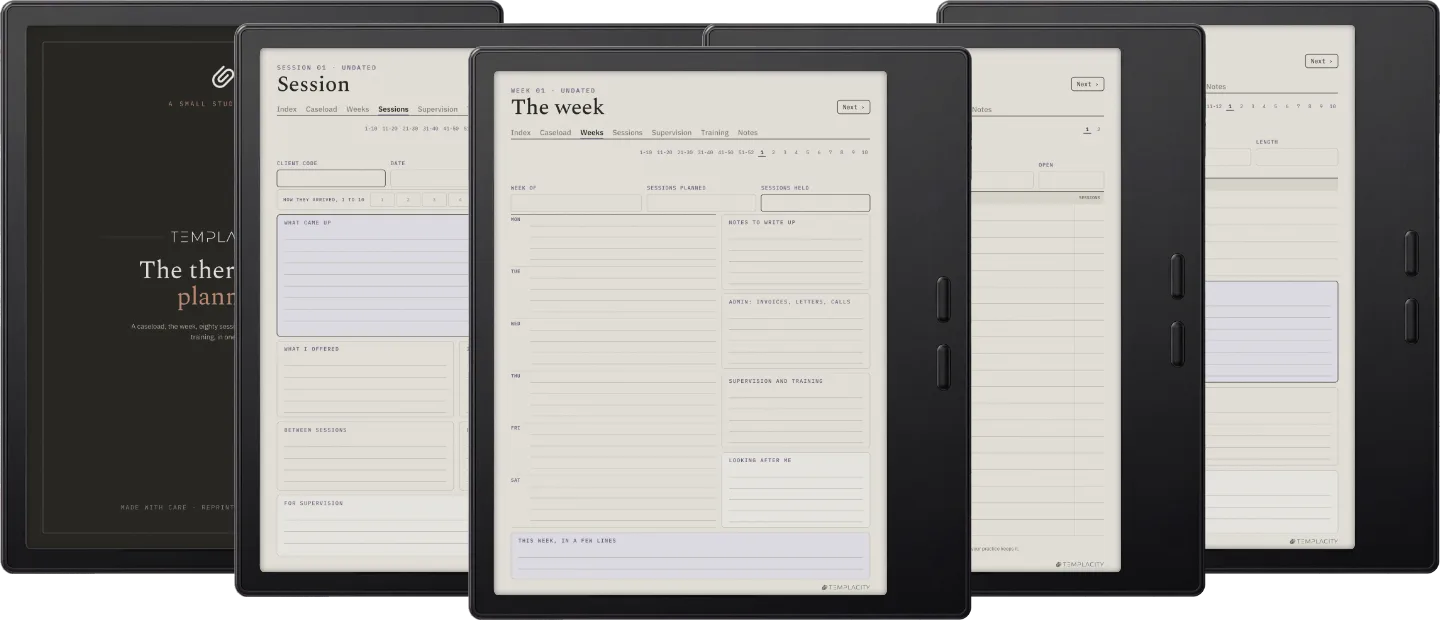The Planner · Therapist