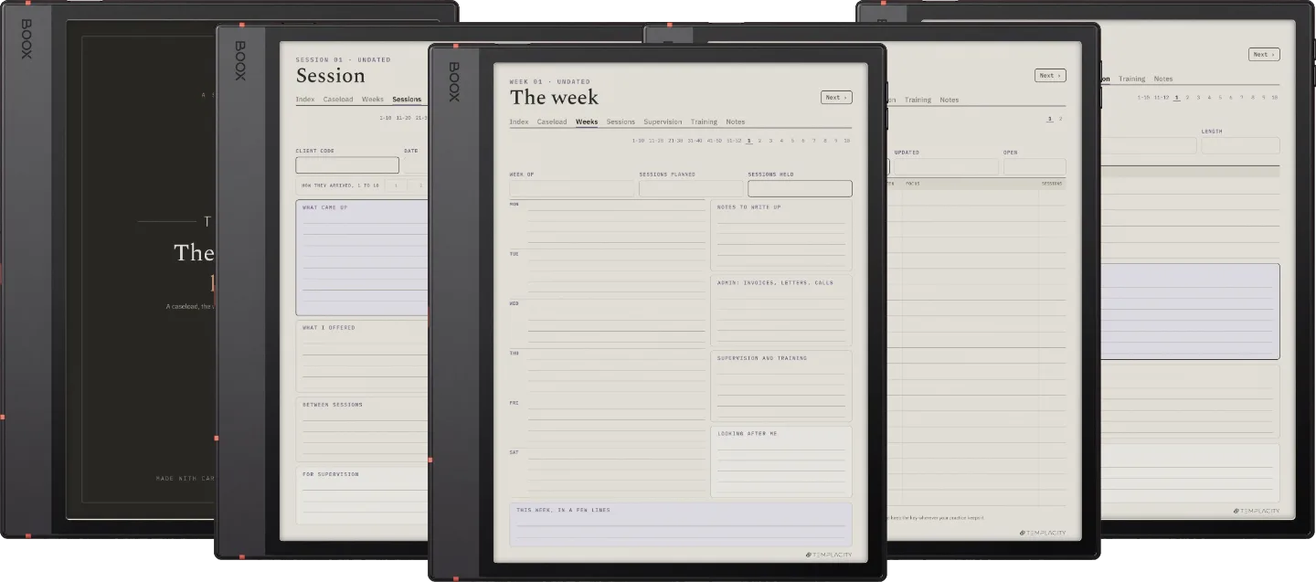 De Planner · Therapeut