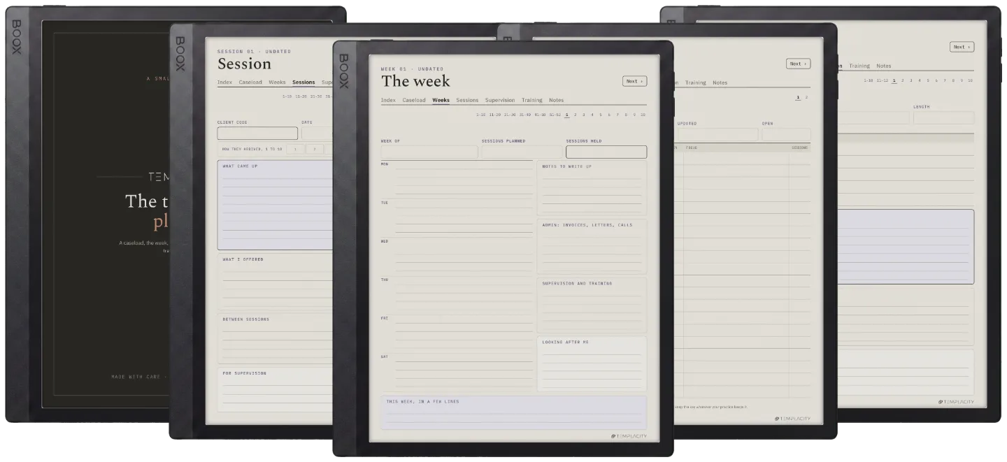 The Planner · Therapist