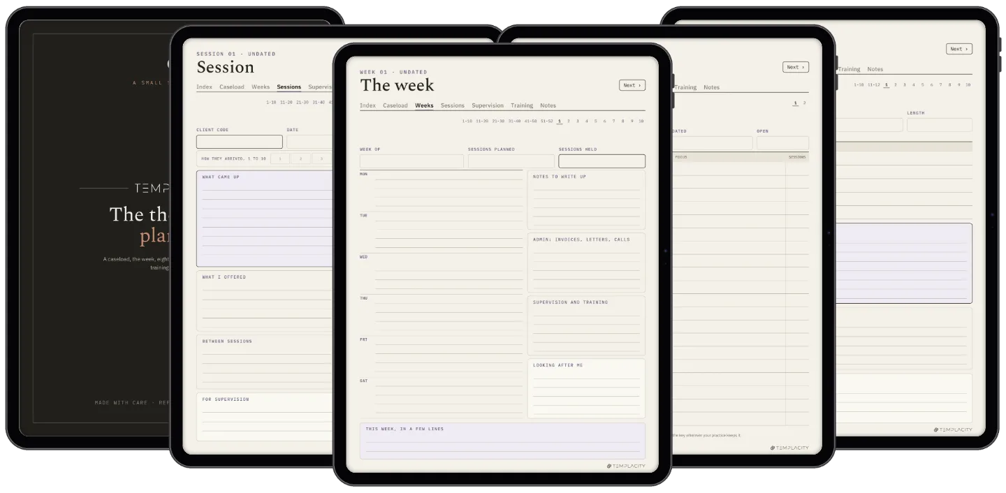The Planner · Therapist