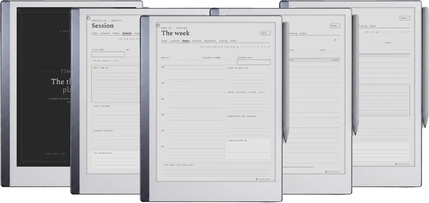 De Planner · Therapeut