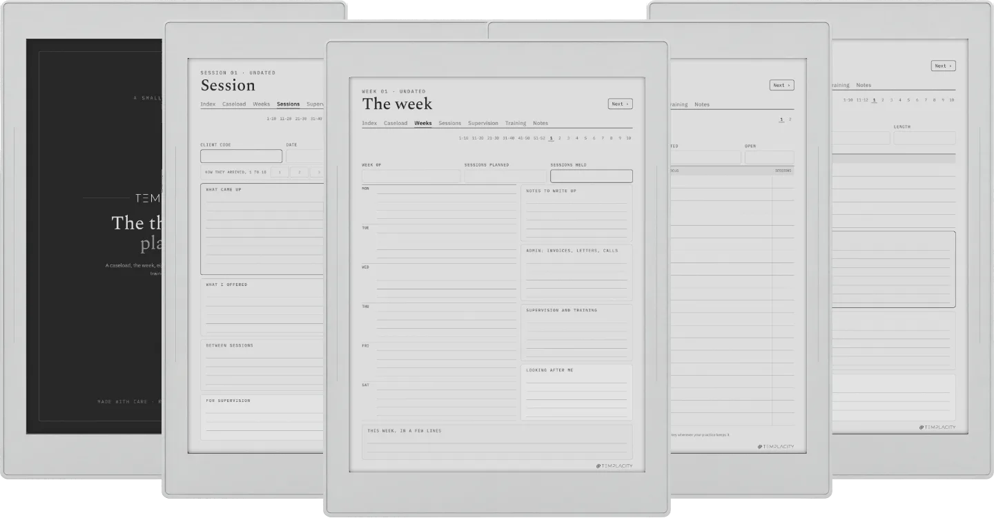 The Planner · Therapist