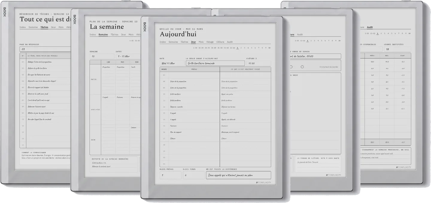 The Planner · Time Block System