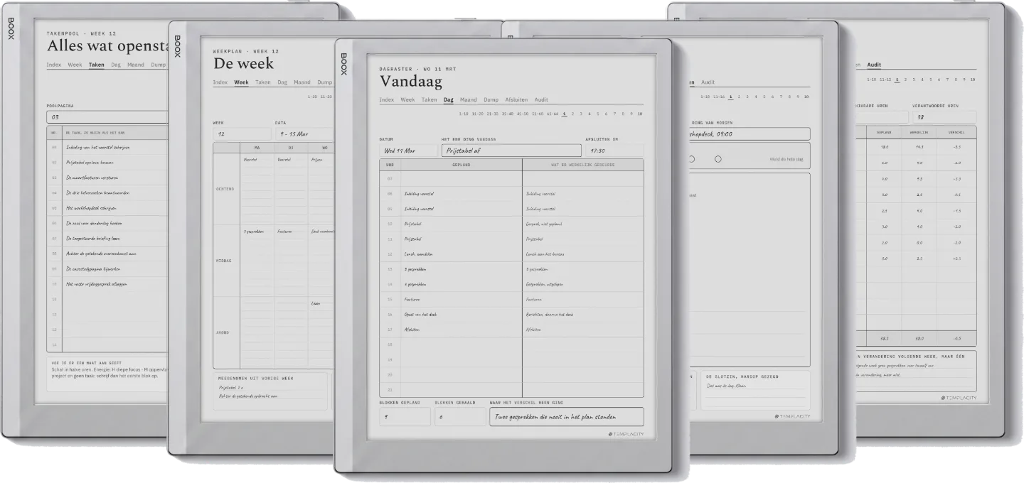 The Planner · Time Block System