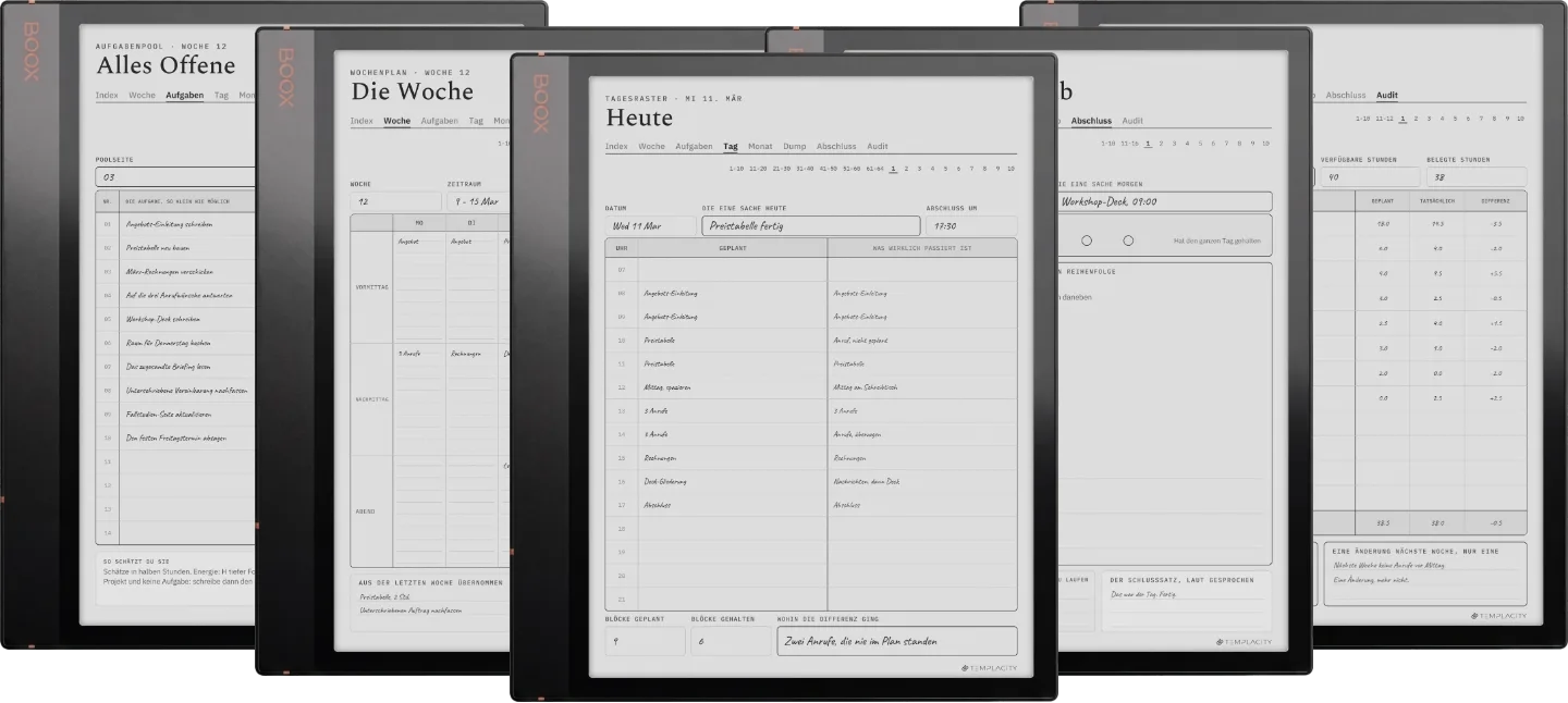The Planner · Time Block System