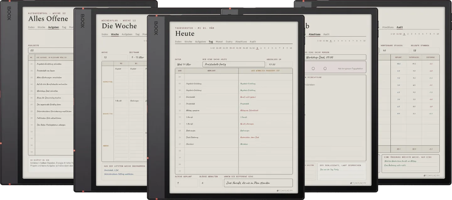 The Planner · Time Block System