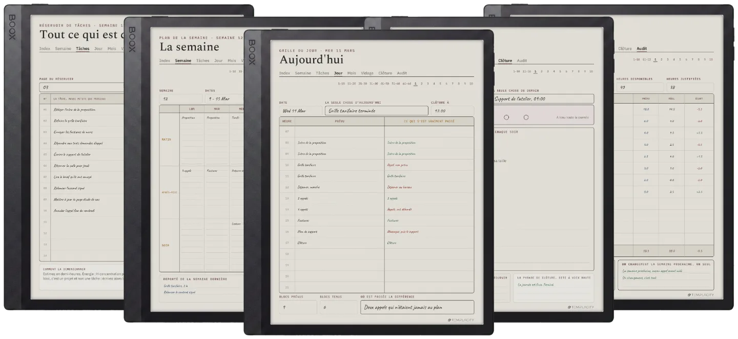 The Planner · Time Block System