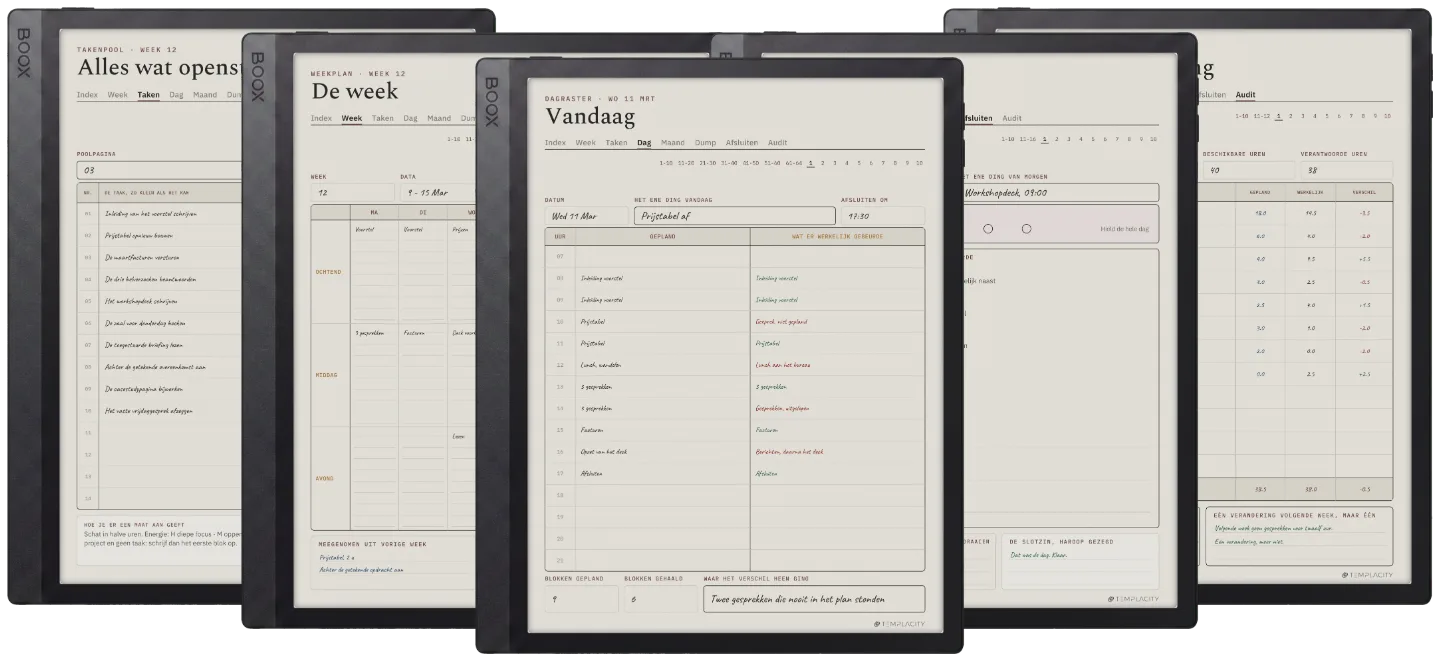 The Planner · Time Block System