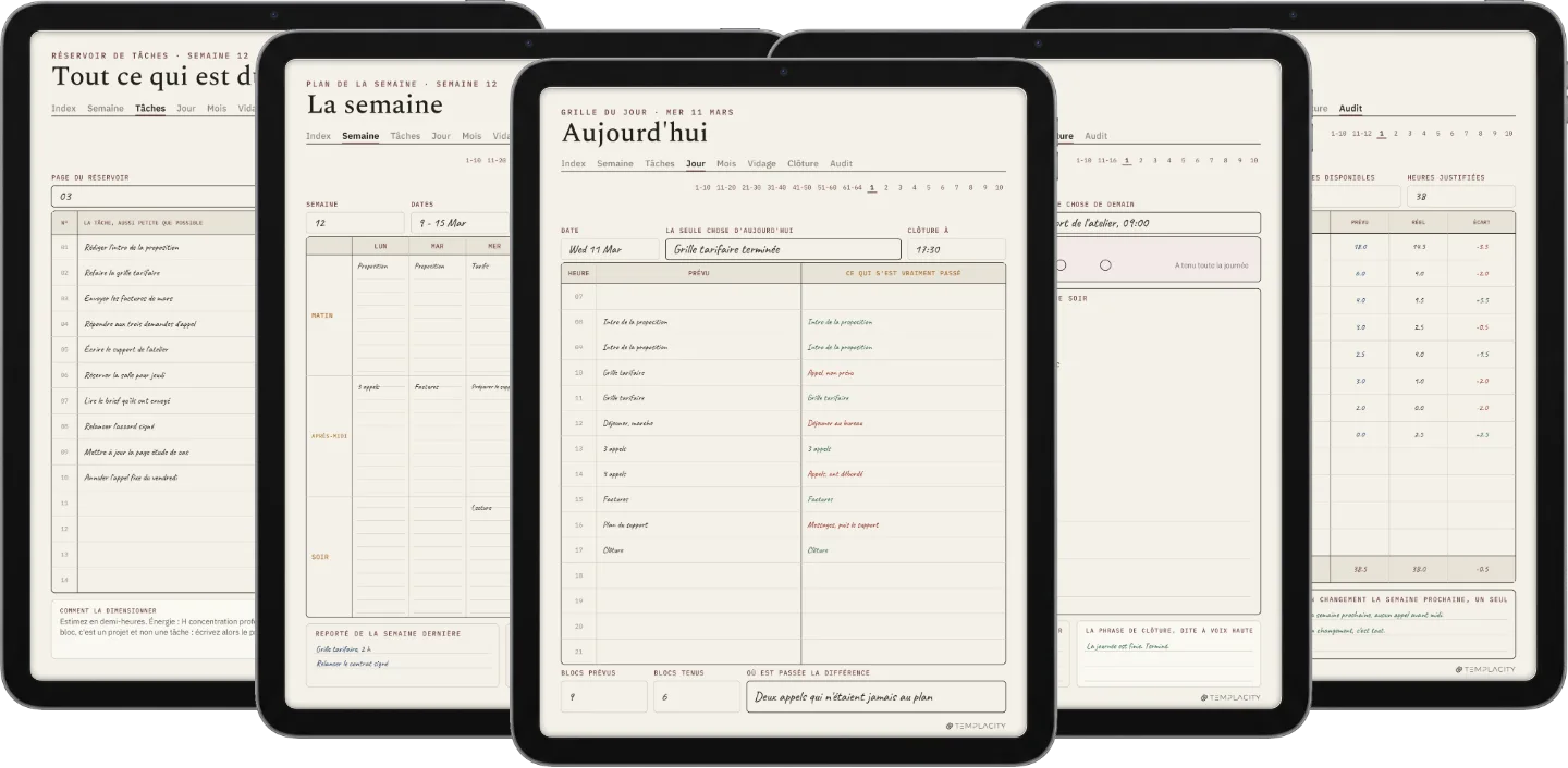 The Planner · Time Block System