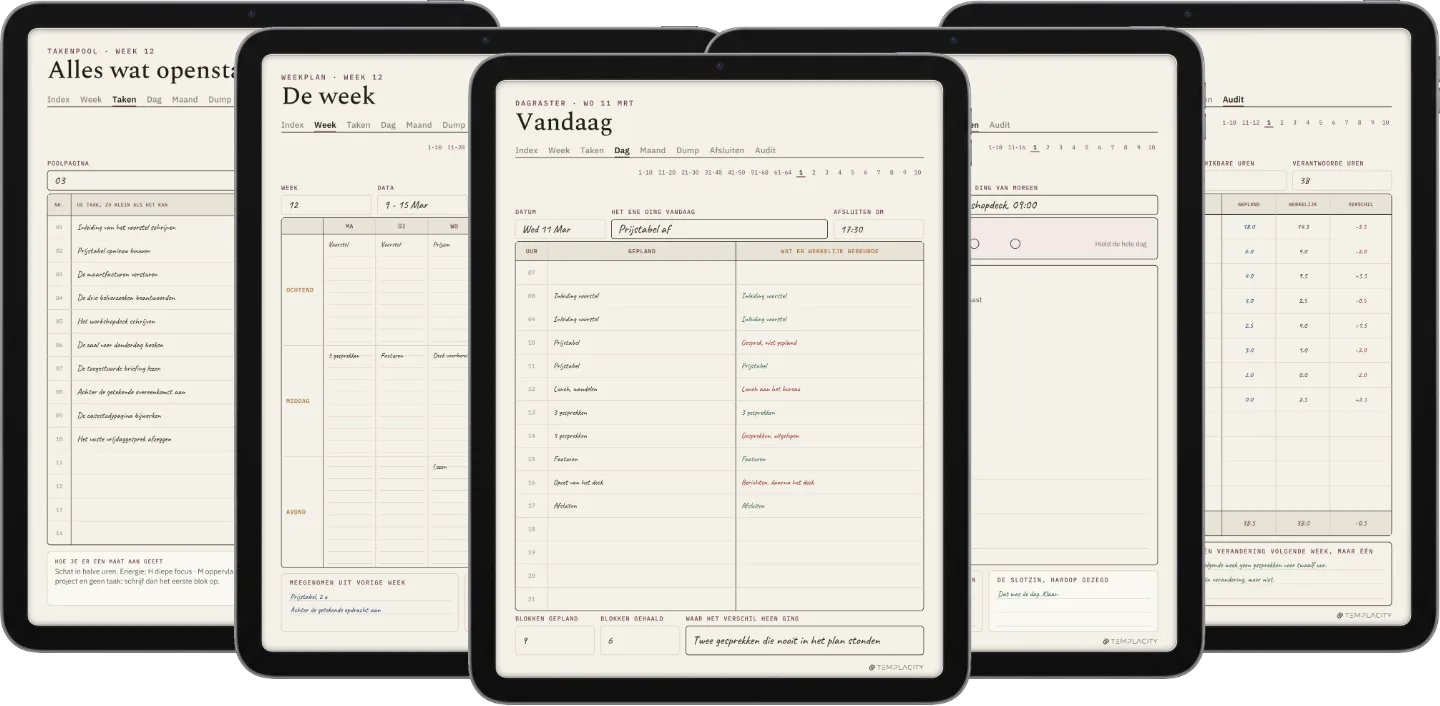 The Planner · Time Block System