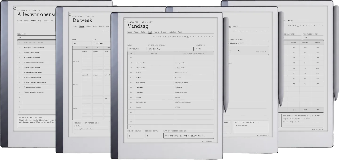 The Planner · Time Block System