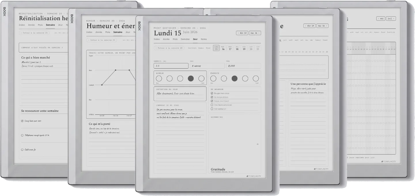 The Planner · Bien-être