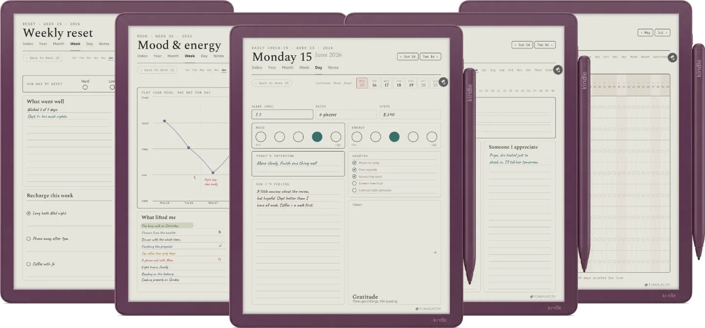 Digital Wellness Planner