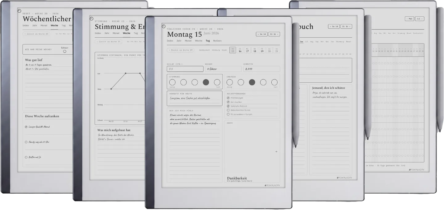 Digitaler Wellness-Planer