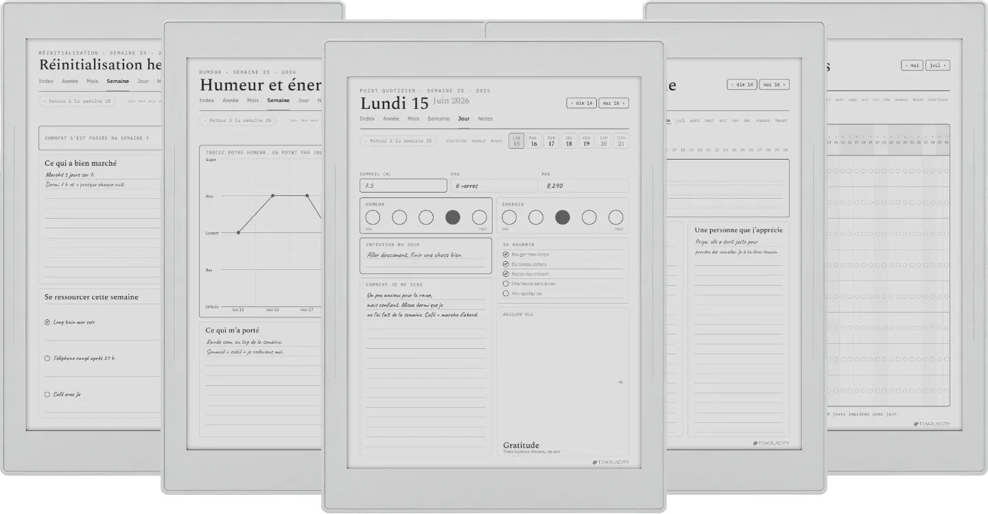 The Planner · Bien-être